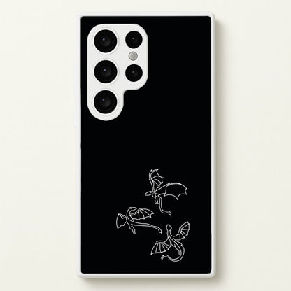 Three Dragons - Dragon Patterns  - Dragon Patterns Phone Case for Galaxy S24 Ultra