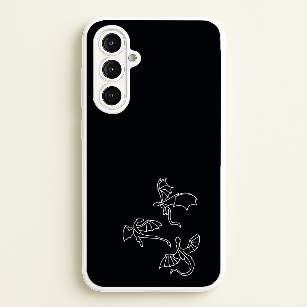 Three Dragons - Dragon Patterns  - Dragon Patterns Phone Case for Galaxy A16