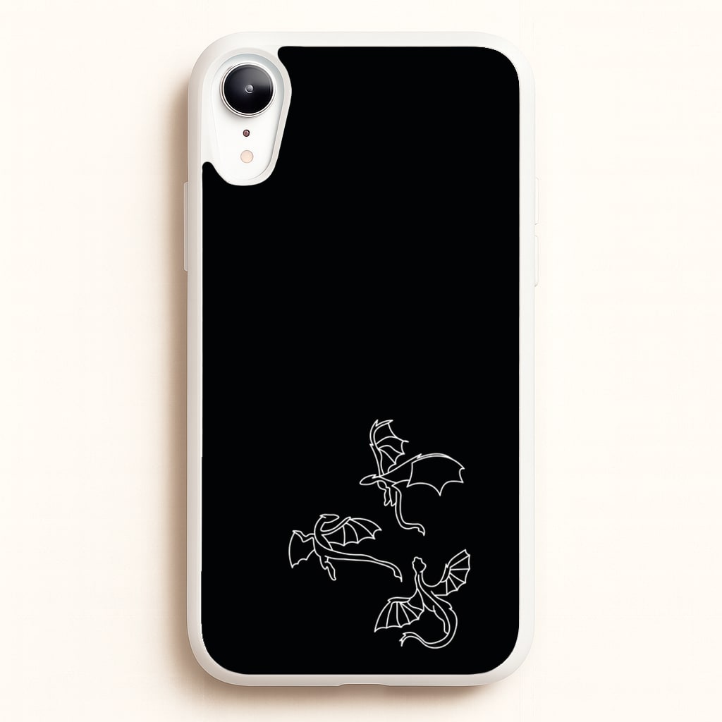 Three Dragons - Dragon Patterns  - Dragon Patterns Phone Case for iPhone XR