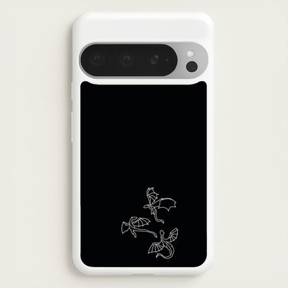 Three Dragons - Dragon Patterns  - Dragon Patterns Phone Case for Google Pixel 9 Pro XL