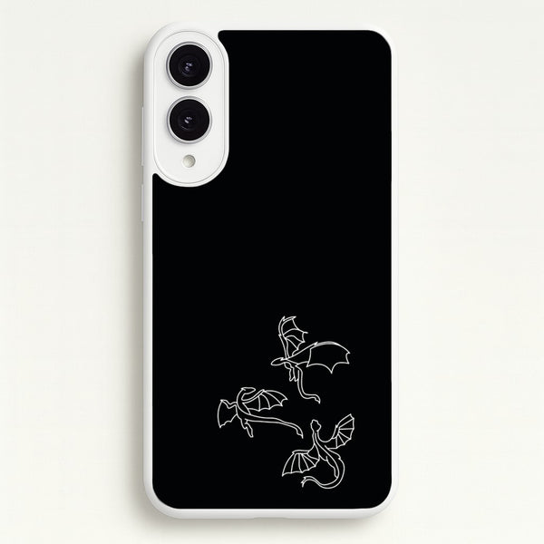 Three Dragons - Dragon Patterns  - Dragon Patterns Phone Case for Galaxy S25 Edge