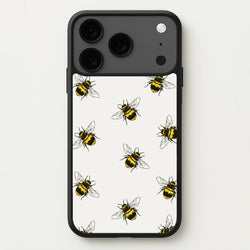 Bumblebee Pattern Phone Case for iPhone 17 Pro