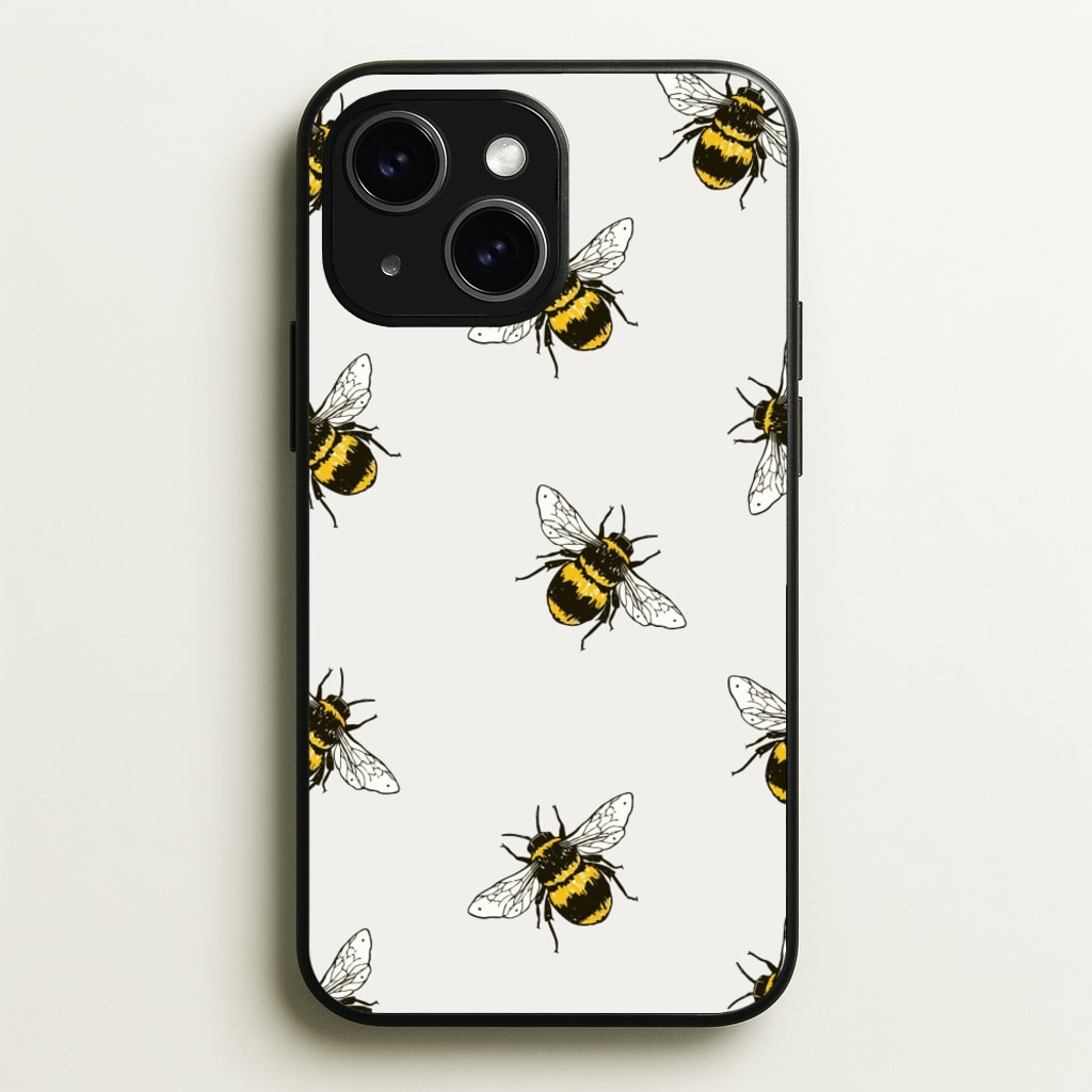 Bumblebee Pattern   - Easter Phone Case for iPhone 15