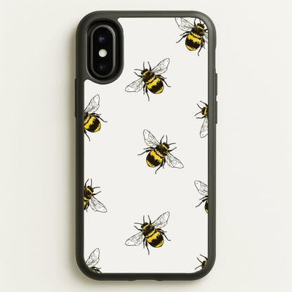 Bumblebee Pattern   - Easter Phone Case for iPhone X / XS