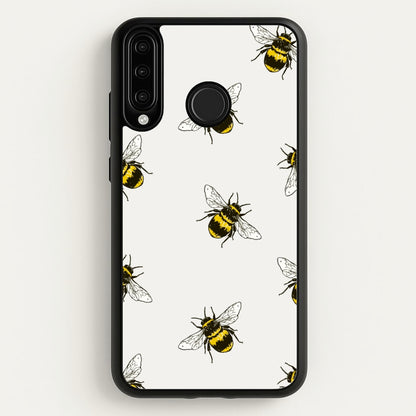 Bumblebee Pattern   - Easter Phone Case for Huawei P30 Lite