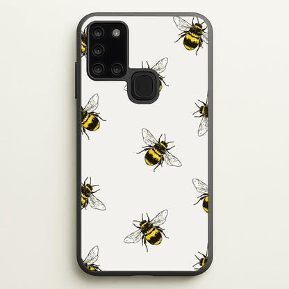 Bumblebee Pattern   - Easter Phone Case for Galaxy A21s