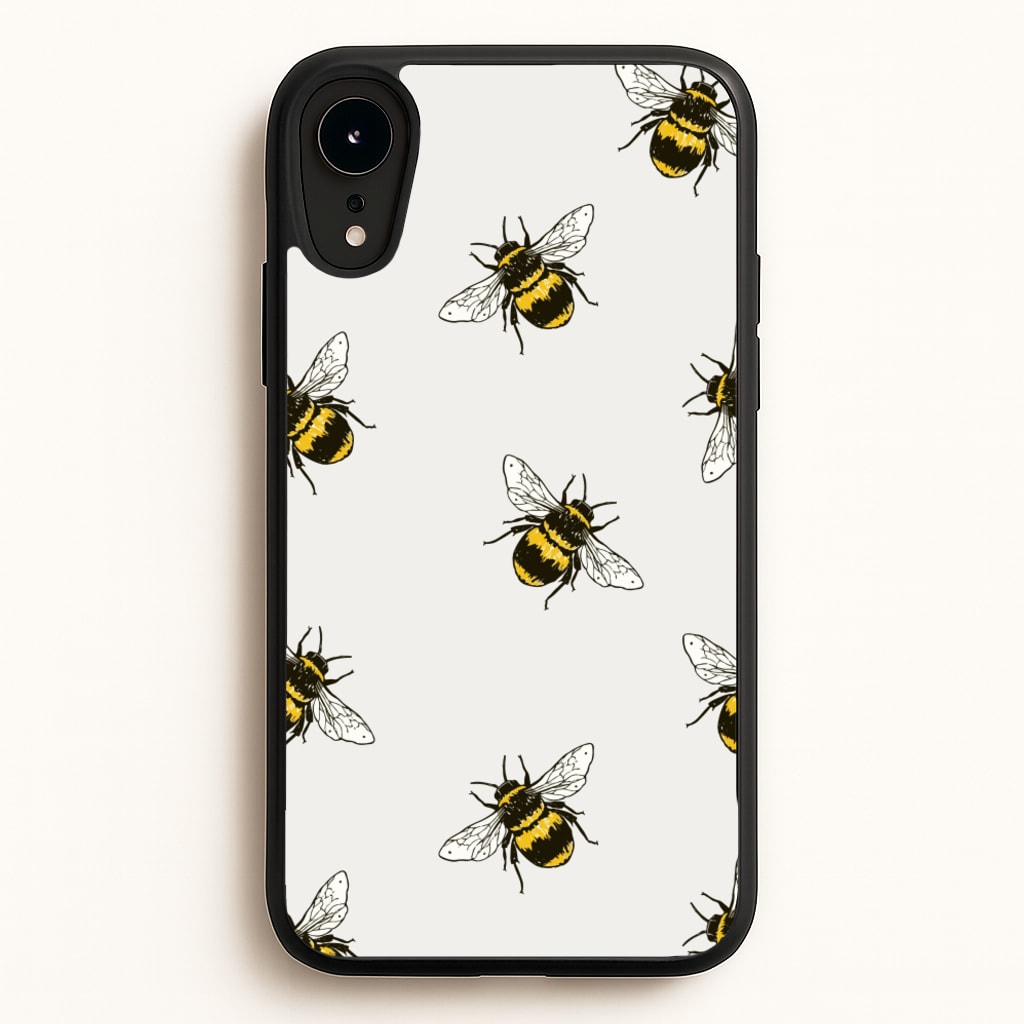 Bumblebee Pattern   - Easter Phone Case for iPhone XR
