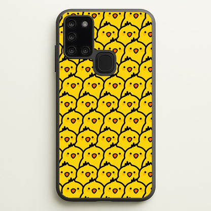 Chick Pattern  - Easter Phone Case for Galaxy A21s