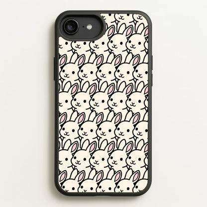 Bunny Rabbit Pattern  - Easter Phone Case for iPhone 6 Plus / 7 Plus / 8 Plus