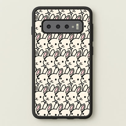 Bunny Rabbit Pattern  - Easter Phone Case for Galaxy S10