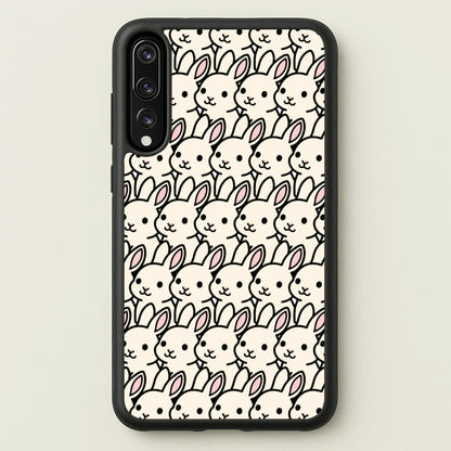Bunny Rabbit Pattern  - Easter Phone Case for Huawei P20 Pro