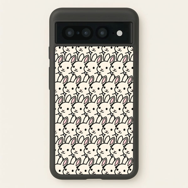 Bunny Rabbit Pattern  - Easter Phone Case for Google Pixel 7 Pro