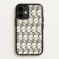 Bunny Rabbit Pattern  - Easter Phone Case for iPhone 12 / 12 Pro