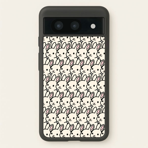 Bunny Rabbit Pattern  - Easter Phone Case for Google Pixel 8a