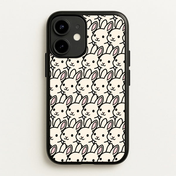 Bunny Rabbit Pattern  - Easter Phone Case for iPhone 12 Mini