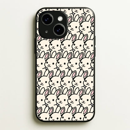 Bunny Rabbit Pattern  - Easter Phone Case for iPhone 15