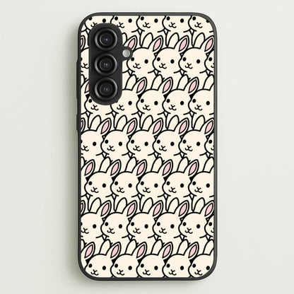 Bunny Rabbit Pattern  - Easter Phone Case for Galaxy S23FE
