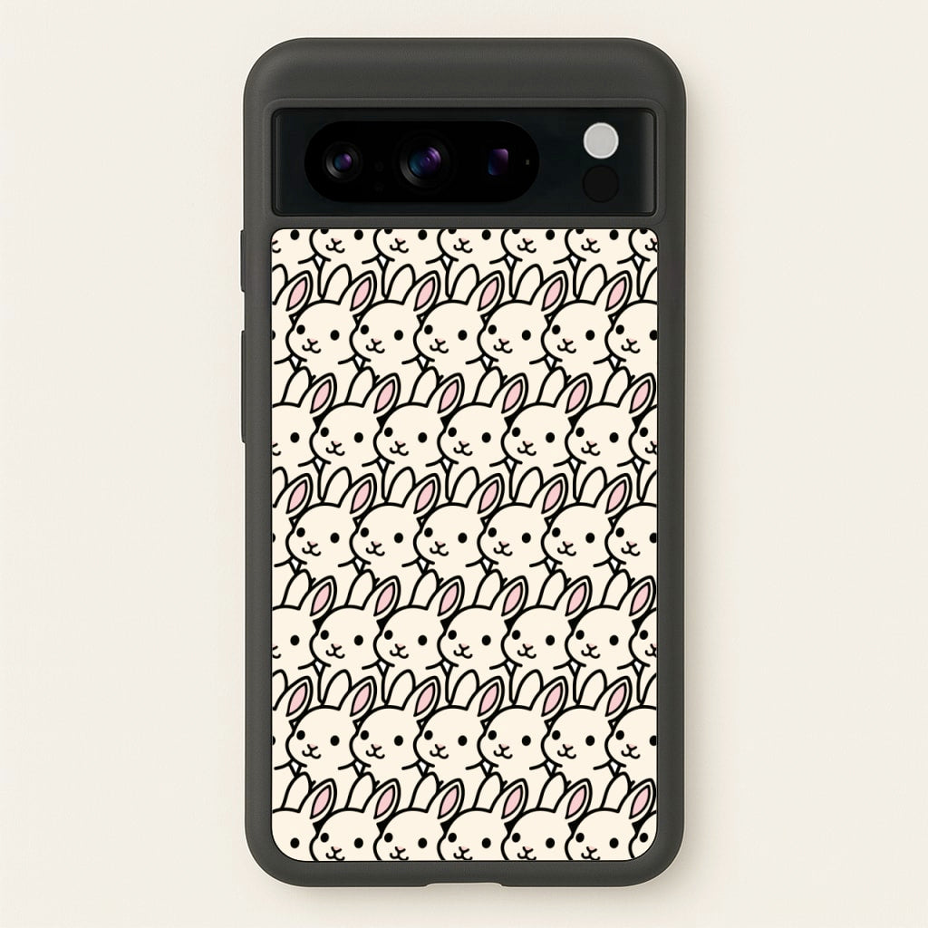 Bunny Rabbit Pattern  - Easter Phone Case for Google Pixel 8 Pro