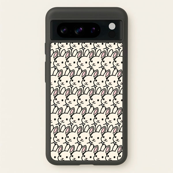 Bunny Rabbit Pattern  - Easter Phone Case for Google Pixel 8 Pro