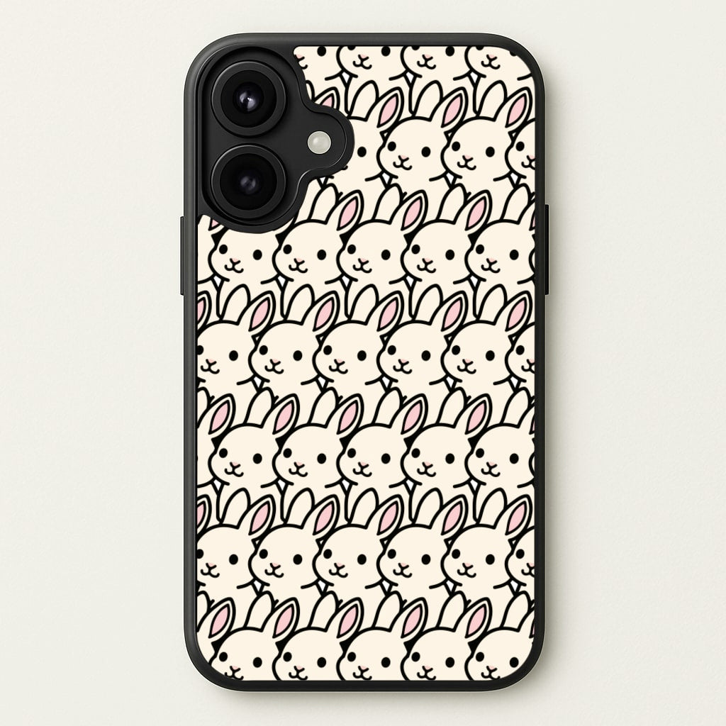 Bunny Rabbit Pattern Phone Case for iPhone 17