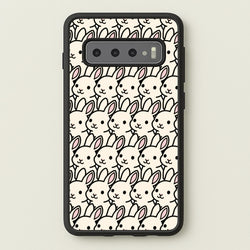 Bunny Rabbit Pattern  - Easter Phone Case for Galaxy S10 Plus