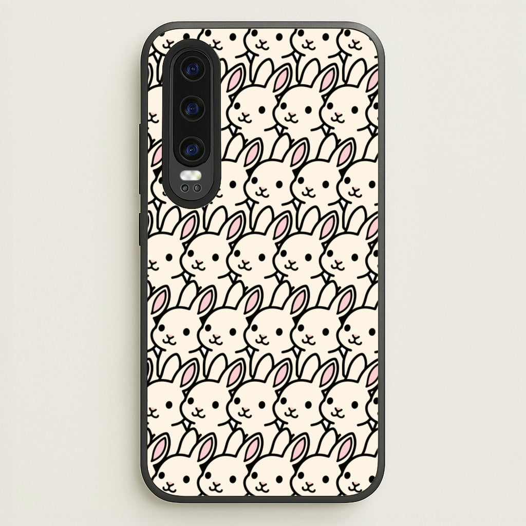 Bunny Rabbit Pattern  - Easter Phone Case for Huawei P30
