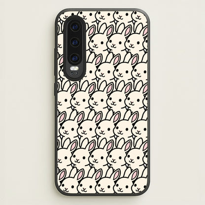 Bunny Rabbit Pattern  - Easter Phone Case for Huawei P30