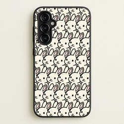 Bunny Rabbit Pattern  - Easter Phone Case for Galaxy A54
