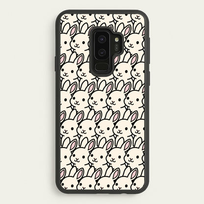 Bunny Rabbit Pattern  - Easter Phone Case for Galaxy S9 Plus