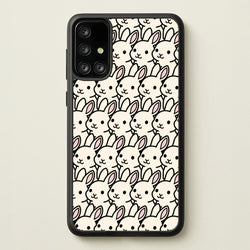 Bunny Rabbit Pattern  - Easter Phone Case for Galaxy A71