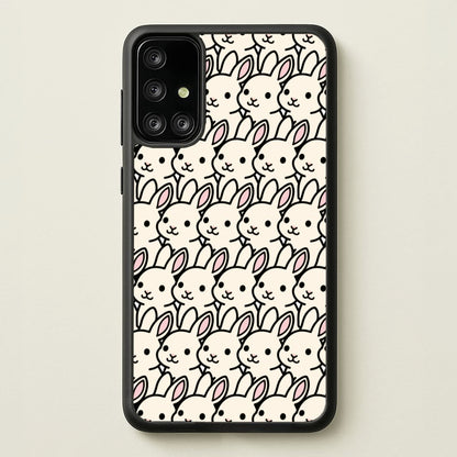 Bunny Rabbit Pattern  - Easter Phone Case for Galaxy A71
