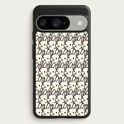 Bunny Rabbit Pattern Phone Case for Google Pixel 10 / 10 Pro