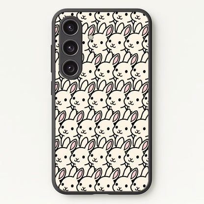 Bunny Rabbit Pattern  - Easter Phone Case for Galaxy S24FE
