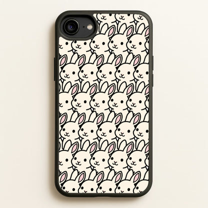 Bunny Rabbit Pattern  - Easter Phone Case for iPhone 6 / 7 / 8 / SE