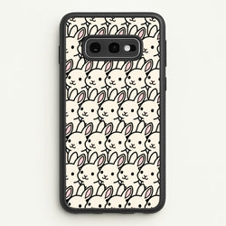 Bunny Rabbit Pattern  - Easter Phone Case for Galaxy S10e