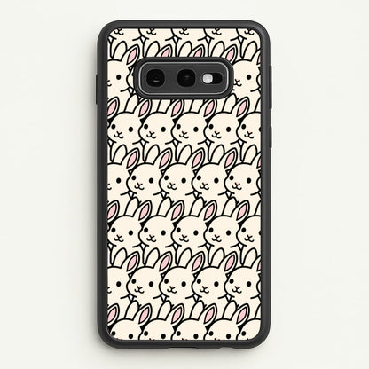 Bunny Rabbit Pattern  - Easter Phone Case for Galaxy S10e