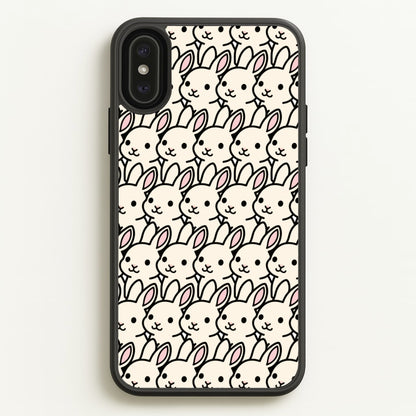 Bunny Rabbit Pattern  - Easter Phone Case for iPhone XS Max