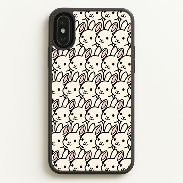 Bunny Rabbit Pattern  - Easter Phone Case for iPhone XS Max