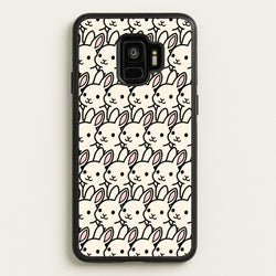 Bunny Rabbit Pattern  - Easter Phone Case for Galaxy S9