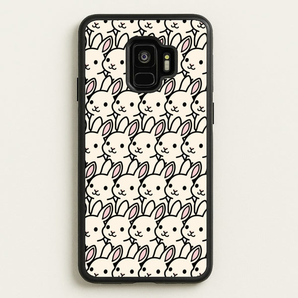 Bunny Rabbit Pattern  - Easter Phone Case for Galaxy S9