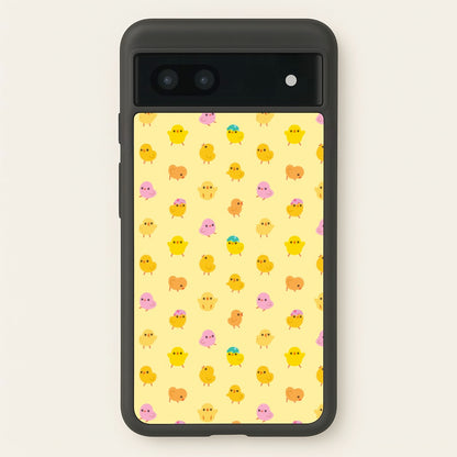 Cute Chick Pattern  - Easter Phone Case for Google Pixel 6a