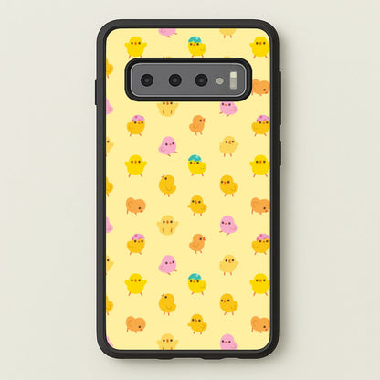 Cute Chick Pattern  - Easter Phone Case for Galaxy S10 Plus