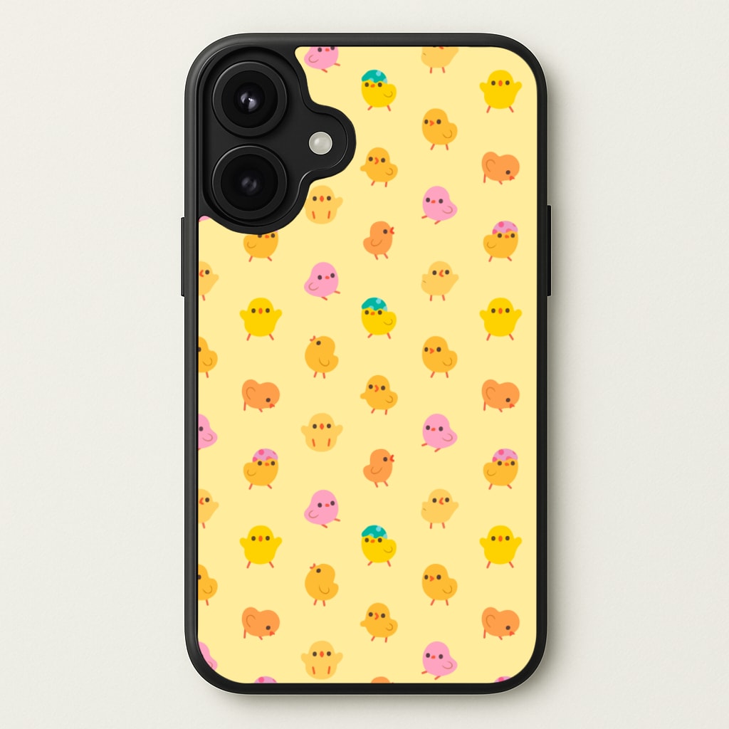 Cute Chick Pattern Phone Case for iPhone 17
