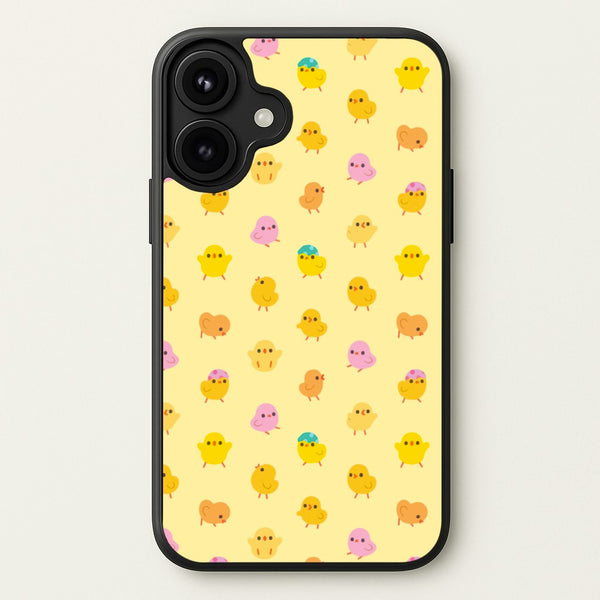 Cute Chick Pattern Phone Case for iPhone 17