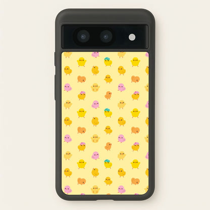 Cute Chick Pattern  - Easter Phone Case for Google Pixel 8a