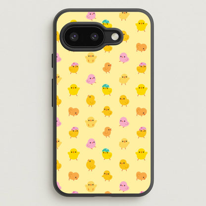 Cute Chick Pattern  - Easter Phone Case for Google Pixel 9a