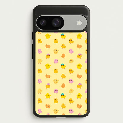Cute Chick Pattern  - Easter Phone Case for Google Pixel 9 / 9 Pro