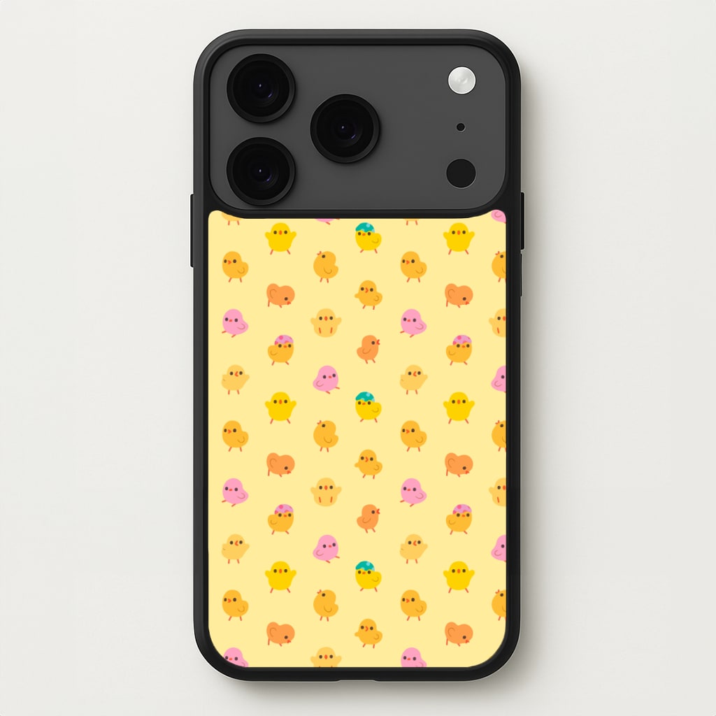 Cute Chick Pattern Phone Case for iPhone 17 Pro Max