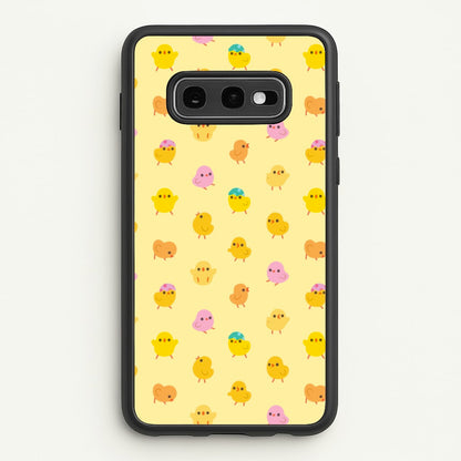 Cute Chick Pattern  - Easter Phone Case for Galaxy S10e