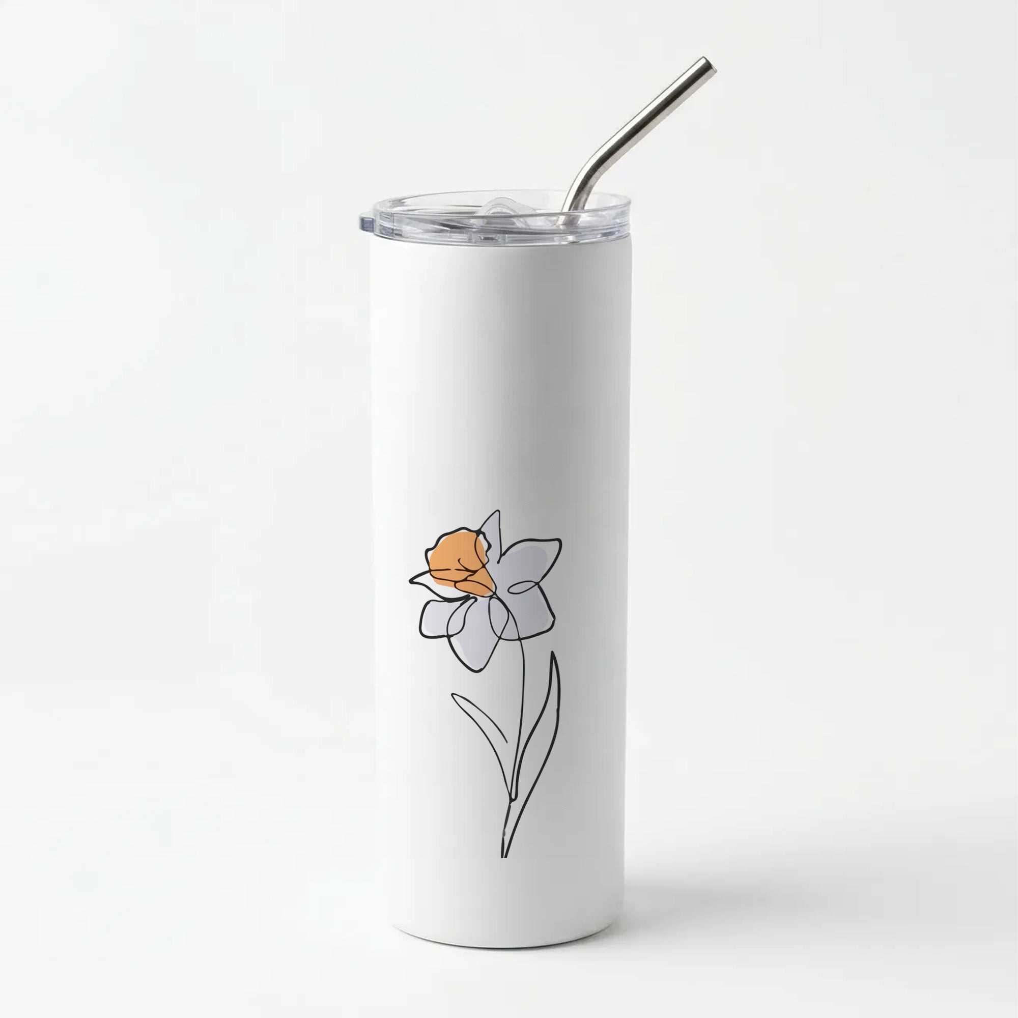 Spring Daffodil Skinny Tumbler
